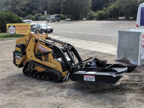 skid steer with mower attachment rental in central california|skid steer mower blade rental.